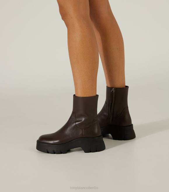 Stiefeletten| de Tony Bianco Frauen Rumpelstiefeletten Schokolade Como 4624516